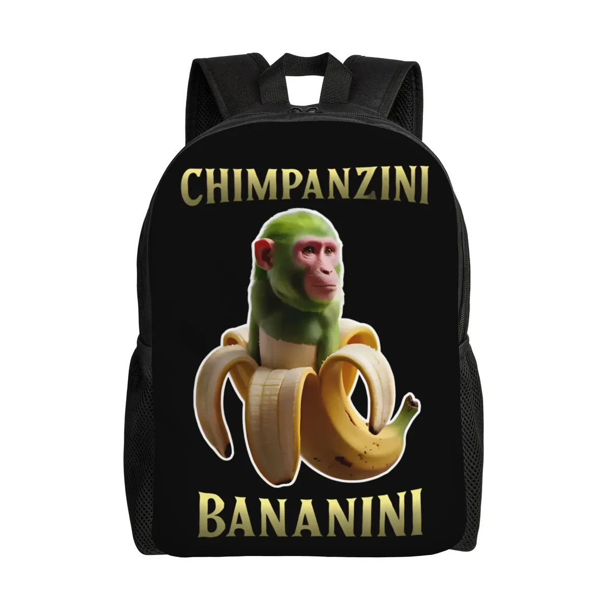 sac à dos tendance et durable pour étudiants et professionnels, motif meme 'strawberry elephant italian brainrot', amusant, pour hommes et femmes, sac à bandoulière pour ordinateur portable