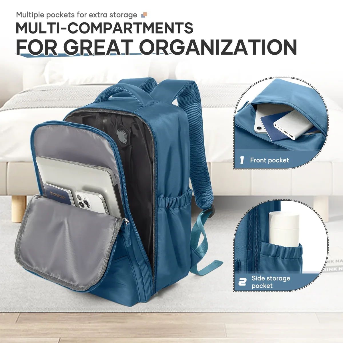 nouveau sac à dos à compression sous vide avion ryanair 40x30x20 sac de voyage en avion sac de cabine wizzair bagage à main sacs pour ordinateur portable