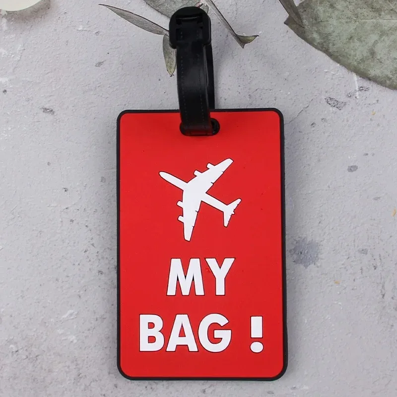 étiquette de bagage de protection de la vie privée avec avertissement de manipulation avec soin pour équipement médical, identification de voyage pour valise et sac
