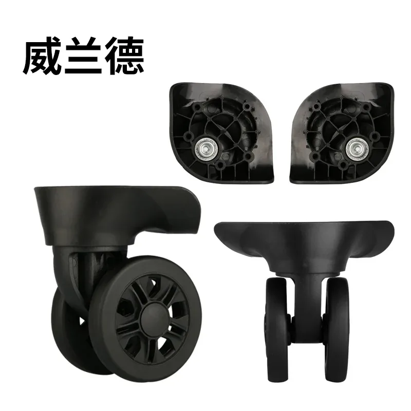roues de rechange universelles pour valises, roulettes de châssis pour bagages