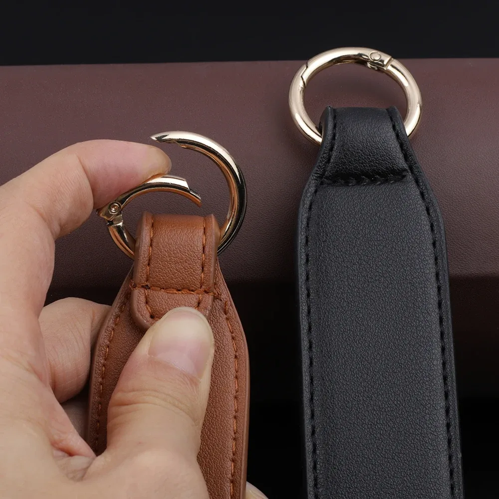 34cm sac bandoulière large sangle poignée ceinture bande femmes sac à main en cuir pu ceinture sangle amovible printemps anneau sac accessoires
