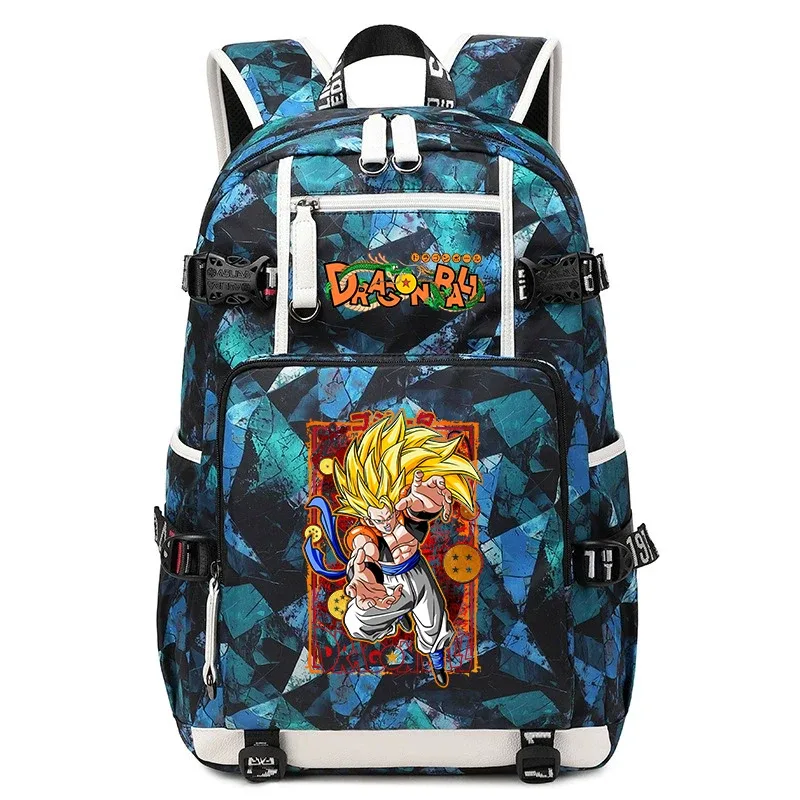 sac à dos d'école imprimé dragon ball z, sac à dos de voyage de grande capacité pour enfants et adolescents