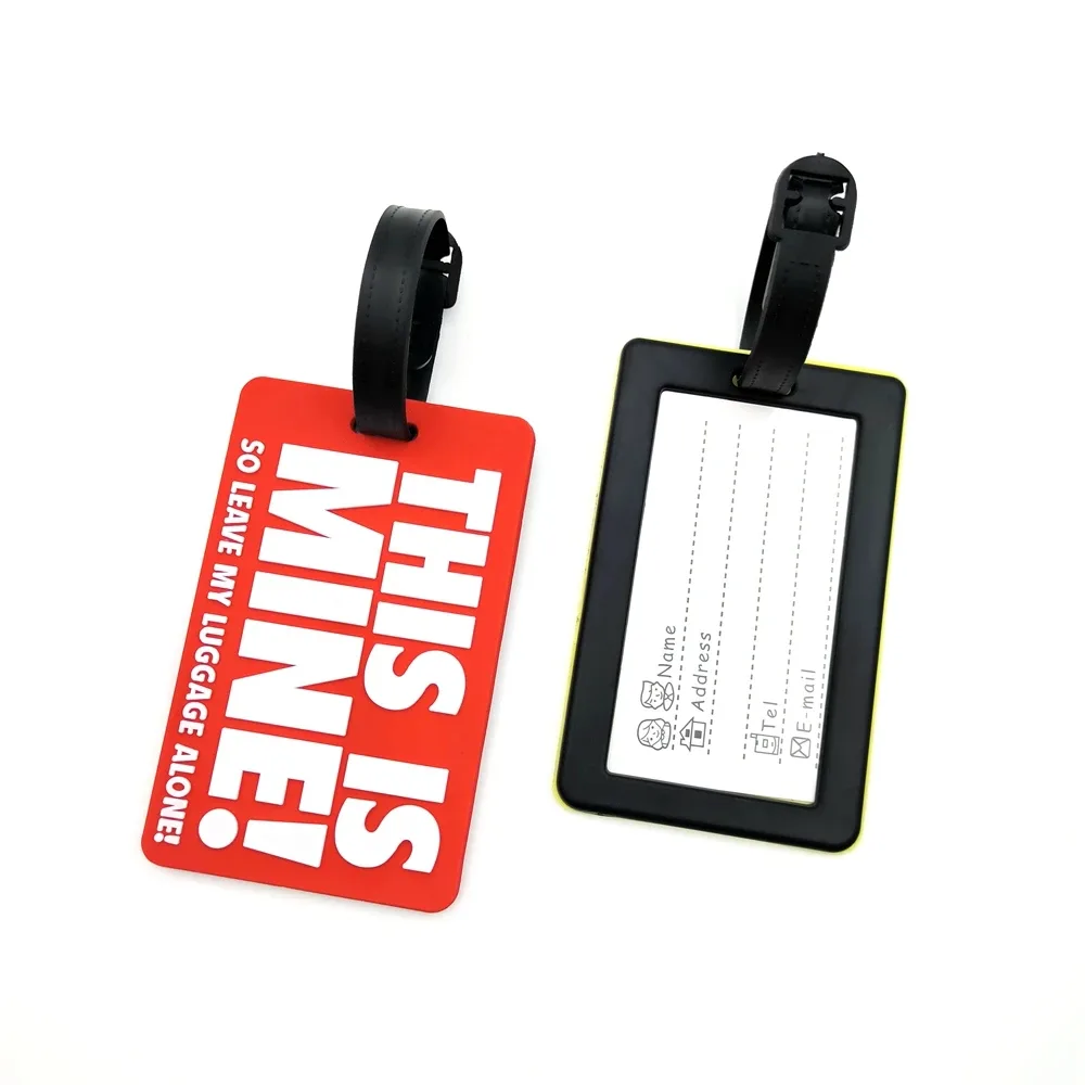 étiquette de bagage lettre 1 pièce/2 pièces, étiquette volante, voyage d'affaires, bagages d'aéroport, étiquette d'identification anti-perte, étiquette de nom de bagage, homme et femme