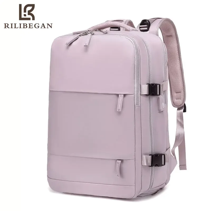 sac à dos de voyage décontracté pour femme, sac à dos de mode professionnel pour femme, sac à dos de sport et d'extérieur avec compartiment à chaussures, sac à dos pour ordinateur portable et sac à couches pour femme