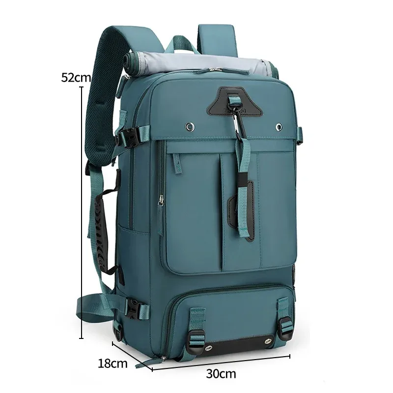 sac à dos grande capacité 60l pour homme, extensible, pour voyage en extérieur, avec compartiment à chaussures, modèle 2026