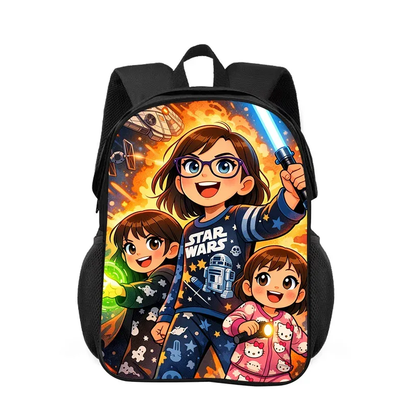 sac à dos star wars, style film, imprimé en 3d, pour étudiants, garçons et filles, nouveau style tendance et polyvalent, sans collision de styles