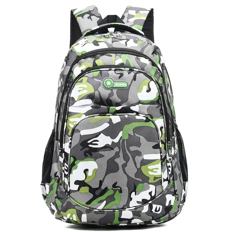 sac à dos scolaire camouflage hommes sacs à dos voyage enfants cartable pour cool garçon sacs d'école militaires pour adolescents garçons filles mochila