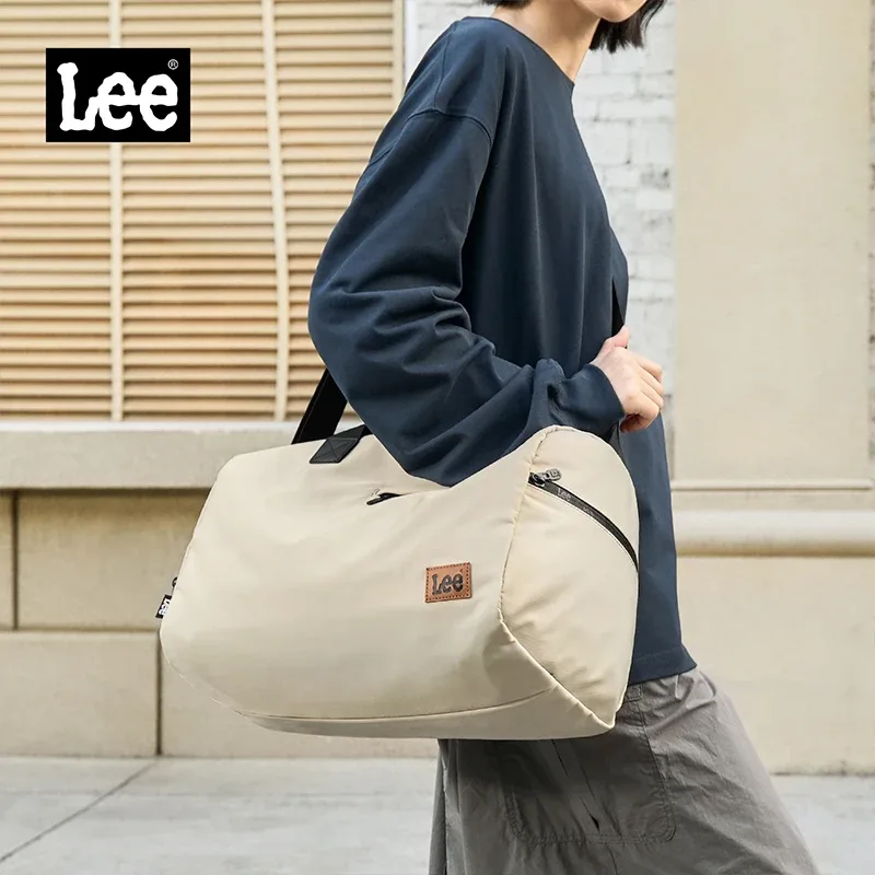 lee imperméable à l'eau en nylon léger sacs polochon de sport femmes hommes sec humide chaussure poche week-end nuit épaule bagages sac de voyage