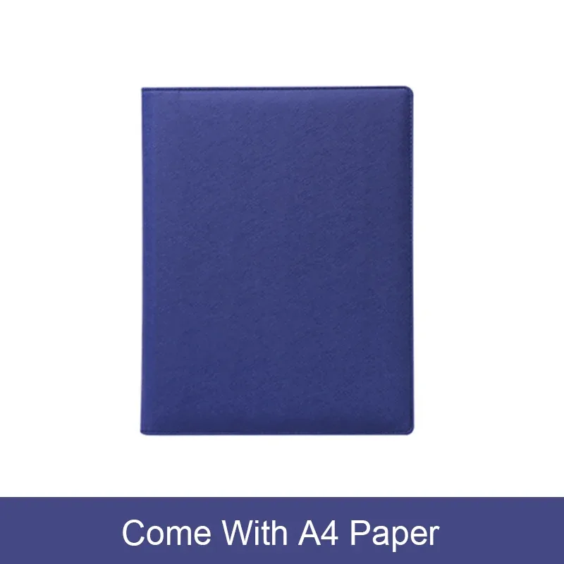 portefeuille personnalisé gratuit, porte-documents a4, bloc-notes en papier, sac à documents d'affaires portable, porte-carte d'identité à la mode, nouveau style, 30 feuilles
