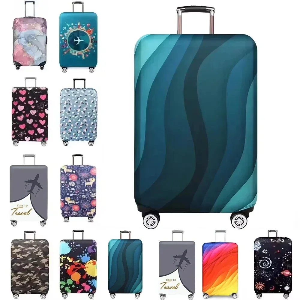 housse de protection pour bagages, compartiment à bagages en tissu extensible, étui anti-poussière pour bagages, étui de voyage durable de 18 à 32 pouces
