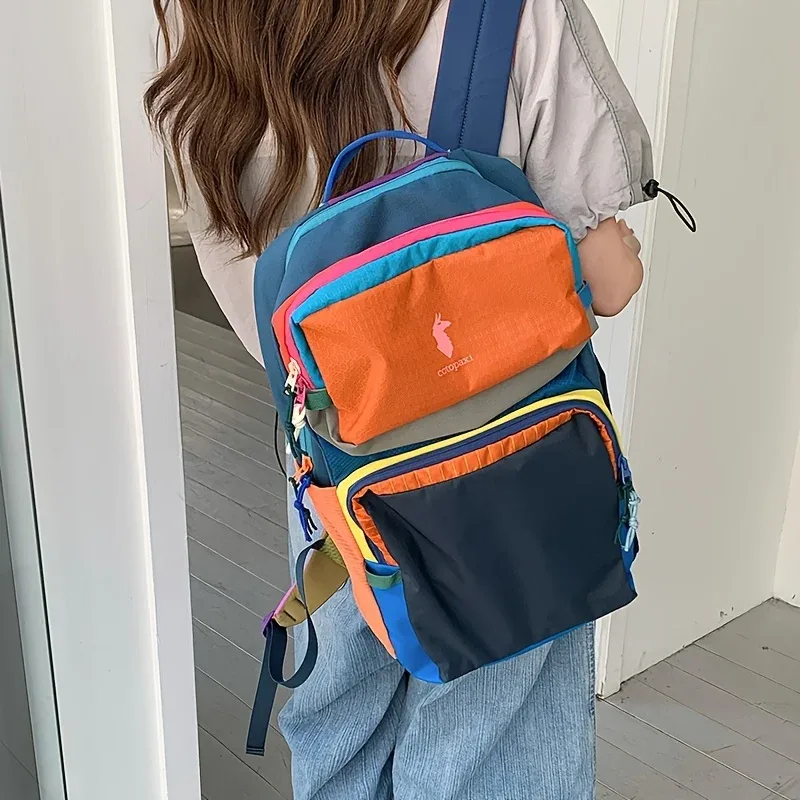 sac à dos alpaca multicolore, unisexe, léger, décontracté, sportif, pour affaires, randonnée, voyage, trajets quotidiens, montagne