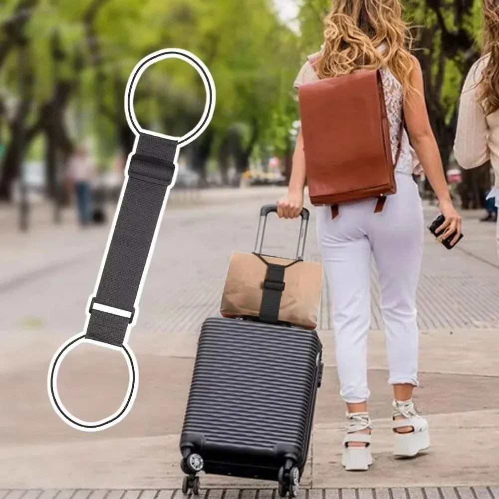 Sangle de bagage élastique réglable, sangle de transport, sangle de bagage élastique, ceinture de valise, sangles de sécurité pour bagages de voyage
