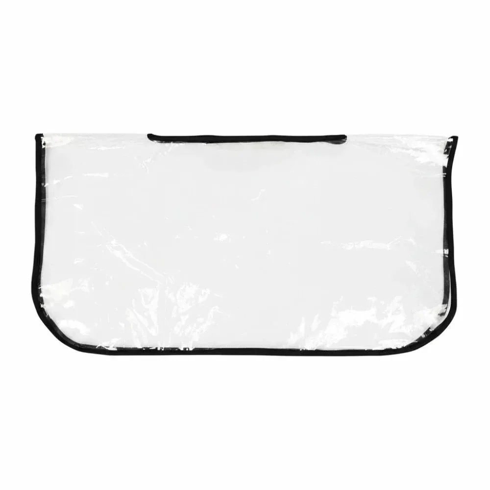 housse de sac universelle transparente givrée mate, imperméable, épaisse et pliable, pour la protection quotidienne des sacs à main et des sacs fourre-tout lors de la marche.