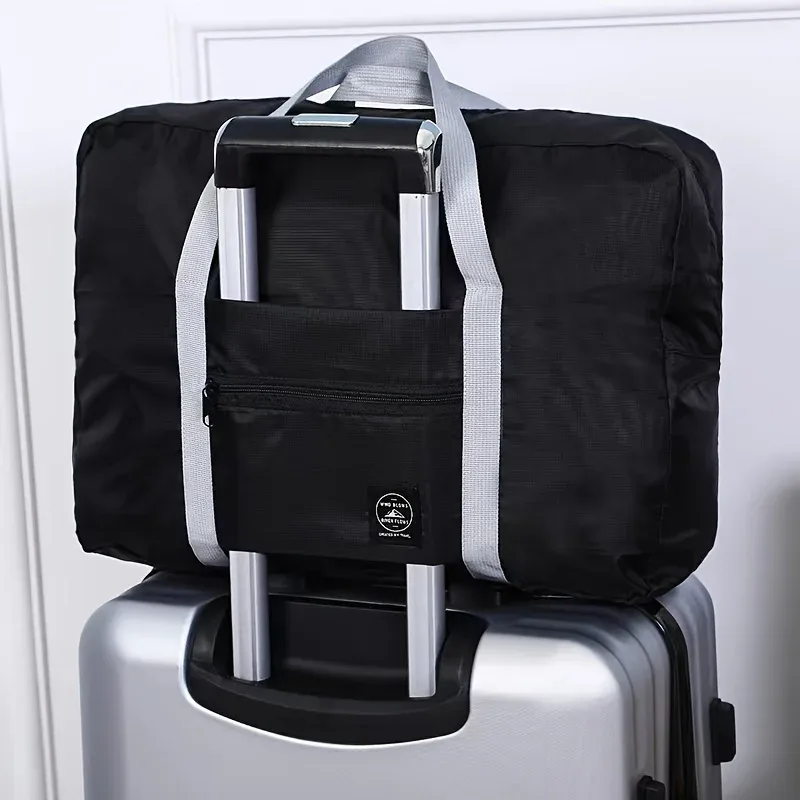 sac de rangement pliable 1 pièce, sac de voyage multifonctionnel de grande capacité, sac d'avion, sac à bagages pour déménagement, sac de voyage pliable