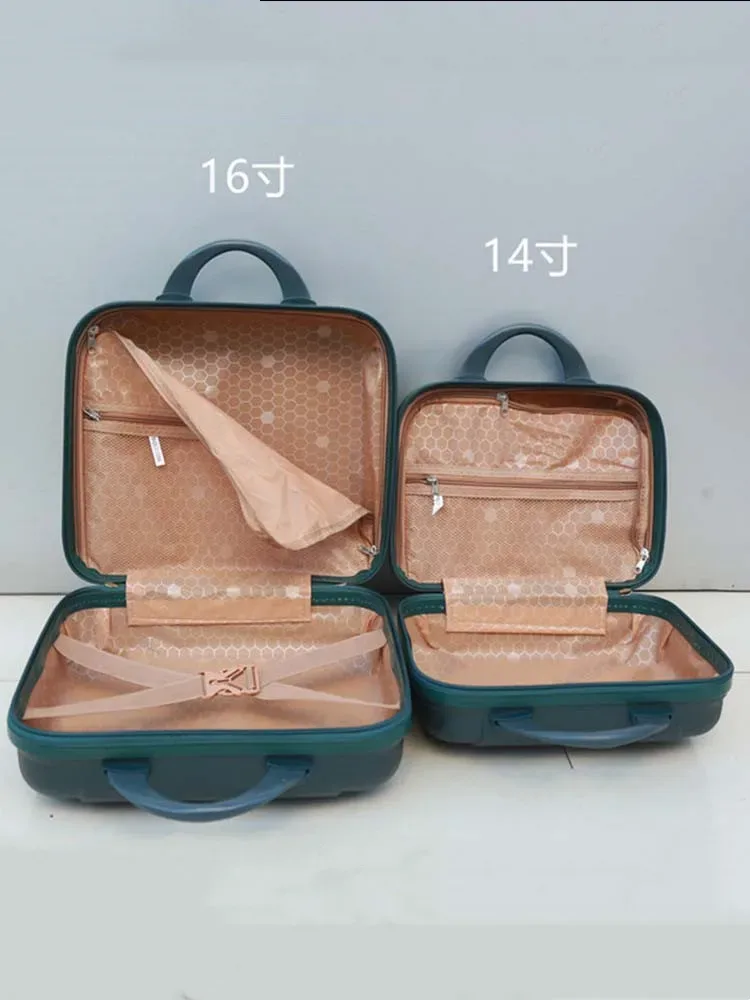 trousse à cosmétiques de voyage légère et étanche de 14/16 pouces, bagage de transport à main portable pour hommes, organisateur de court voyage