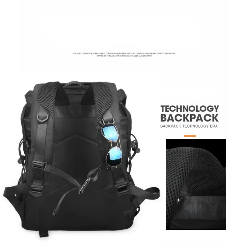 bjiax hommes sac à dos loisirs voyage ordinateur sac à dos simple version coréenne des lycéens mode tendance sac