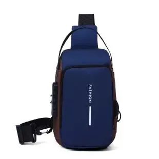 sac à dos de sport pour homme, sac de poitrine décontracté pour voyage, sac de cyclisme antivol, sac banane de course à bandoulière unique