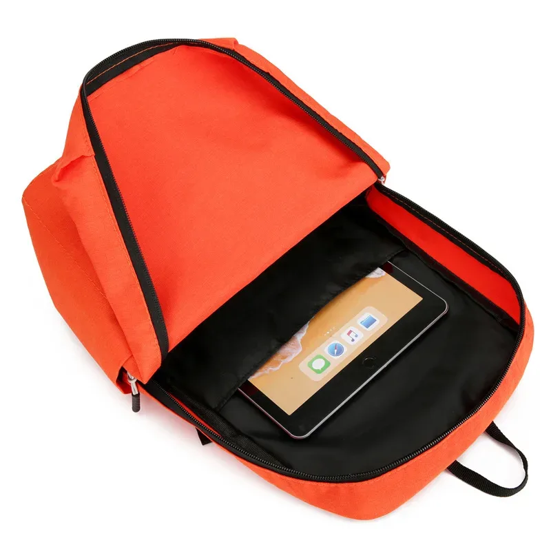 sac à dos de voyage en plein air, sac d'école léger coloré pour étudiant, cadeau imprimable résistant à l'eau