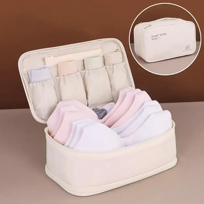 sac de rangement de voyage, collants de sous-vêtements portables, sac d'organisation de chaussettes, sac de bagages double couche de grande capacité, essentiels de voyage