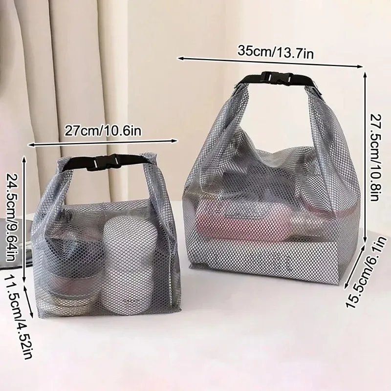 sac à cordon de grande capacité, sac de toilette d'extérieur pour hommes et femmes, sac de rangement étanche, vêtements de fitness, salle de bain et natation