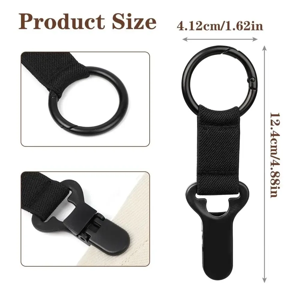 clip de voyage multifonctionnel portable pour chapeau, support mains libres anti-perte, crochet de suspension pour sac de voyage