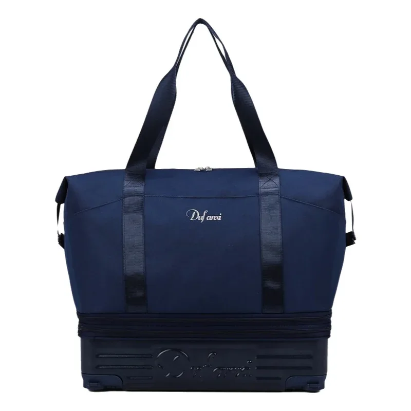 sac de voyage portable de grande capacité pour hommes et femmes, en tissu oxford résistant à l'usure, sac de voyage à main pour les courts séjours, sac de rangement