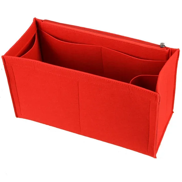 sac d'insertion en tissu feutré pour livre, sac à main de maquillage, organisateur, sac à main intérieur de voyage, sac à cosmétiques, sac pour maman, fourre-tout onthego