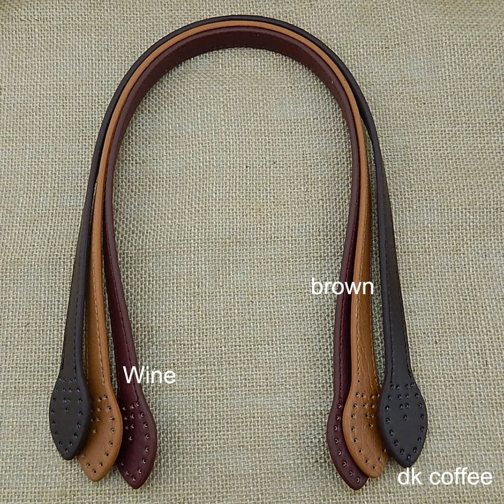 sangle de sac en cuir pu, 60cm, 2 pièces, poignée de sac à main, accessoires de couture, bricolage, poignée de remplacement, ceinture de sac, vente en gros