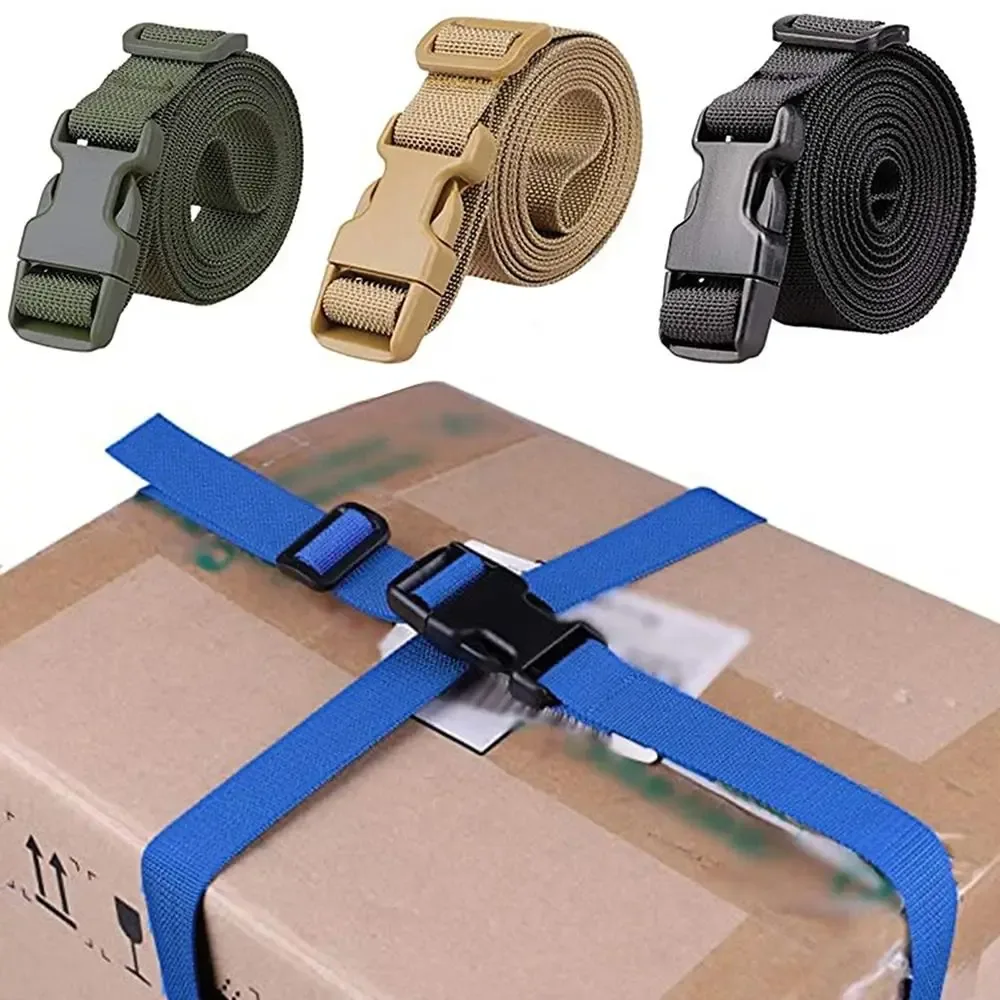 sangles d'emballage de bagages en nylon, ceinture de protection réglable, ceintures de valise, sangles fixes, ceintures de bagages