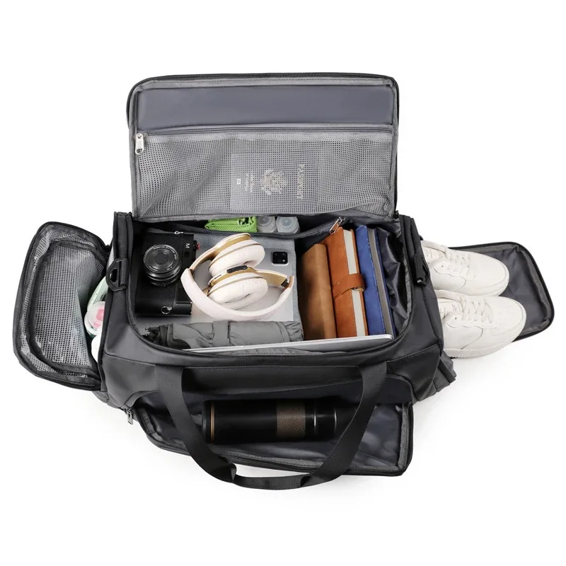 sac de sport personnalisé avec logo, sacs de fitness étanches pour vêtements secs et humides, sac à bandoulière pour la natation, sac de voyage et de sport en plein air avec logo personnalisable.