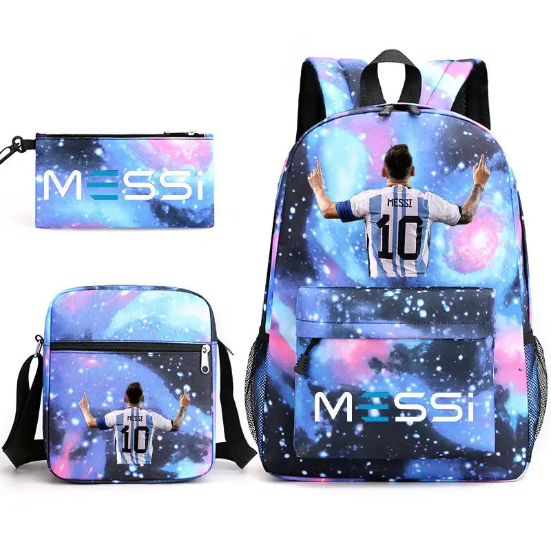 sac à dos messi léger et décontracté, grande capacité, pour femmes, hommes, étudiants, trousse à crayons, sacs à bandoulière, ensembles