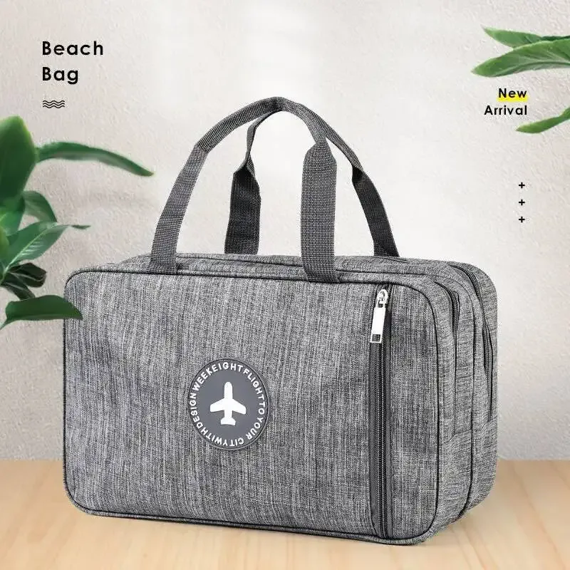 sac à bagages multifonction de grande capacité pour court voyage, sac de maquillage pour femmes et hommes, sac de sport étanche en tissu oxford portatif