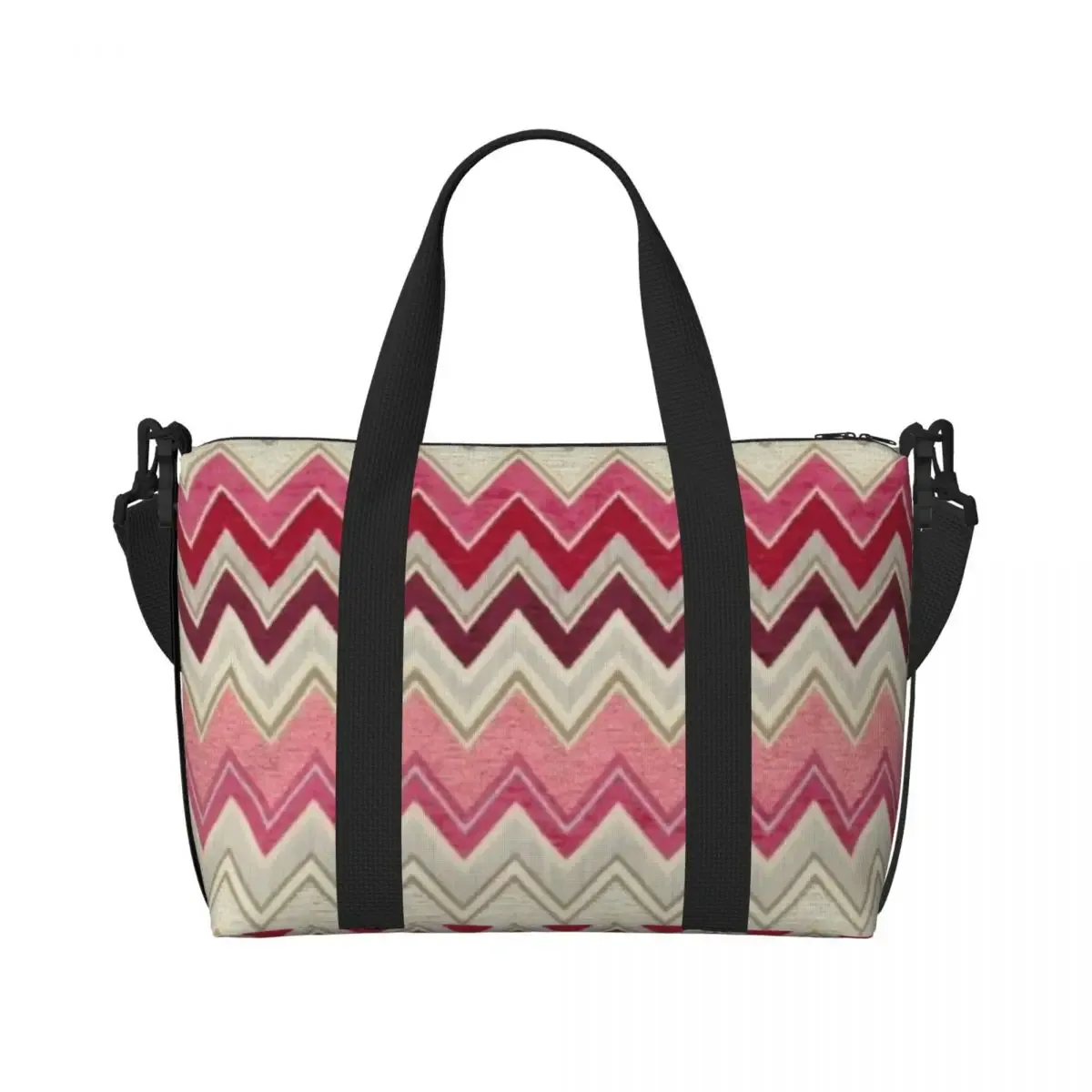 sac fourre-tout boho personnalisé pour femme, sac de plage moderne chic, extra large, sac de sport à main, géométrique, multicolore, sacs de voyage, sacs à provisions