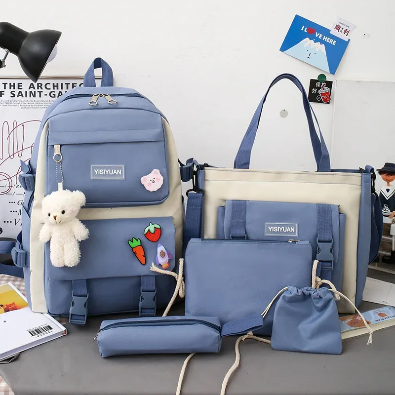 nouveau sac à dos scolaire fille loisirs grande capacité léger imperméable pour étudiants du cm2 au lycée cadeaux enfants mochilas