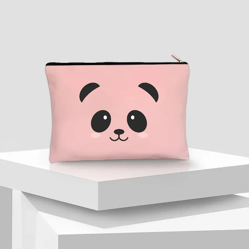 kawaii panda trousse à cosmétiques enfants voyage nécessité toilette sac à couches pochette de maquillage pour jolies filles anniversaire nouvel an cadeau