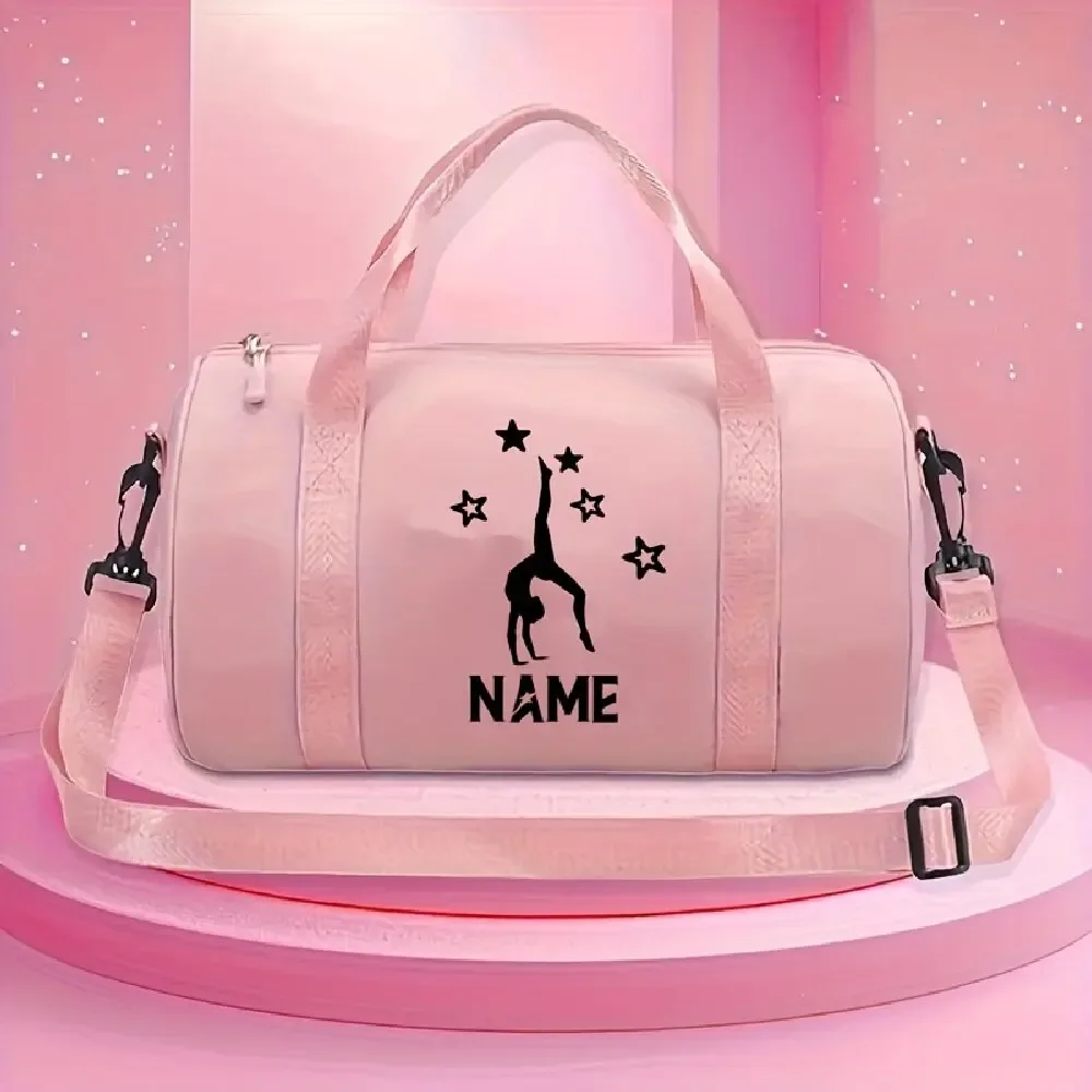 Sac à bandoulière grande capacité personnalisé avec imprimé danse, sac de sport décontracté pour les trajets quotidiens, le travail, les vacances et le rangement quotidien