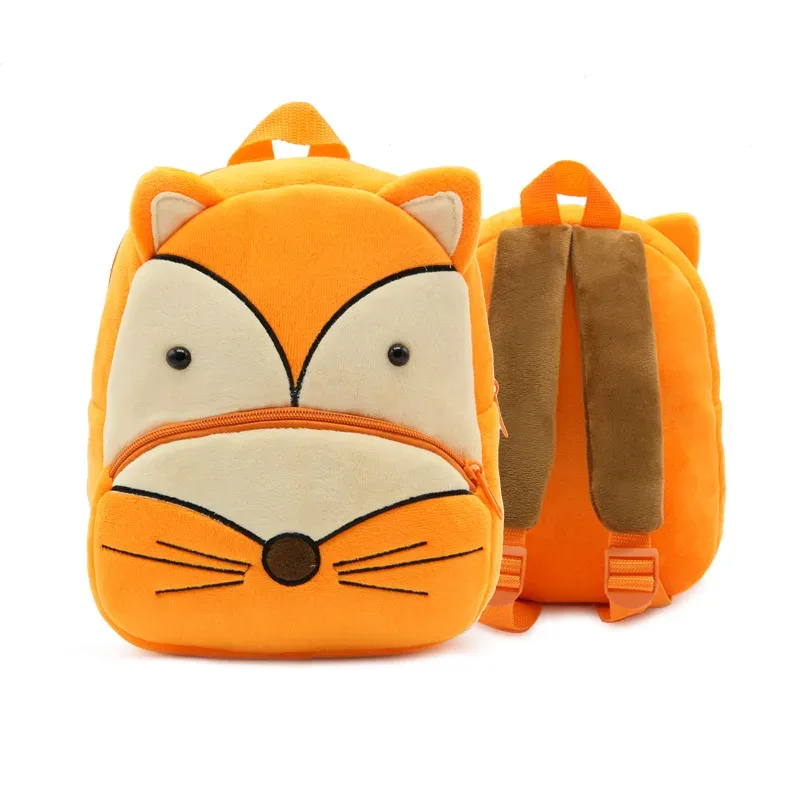 sacs à dos d'animaux de dessin animé 3d pour enfants, sac d'école en peluche douce pour enfants de la maternelle, cartables kawaii pour enfants, filles et garçons