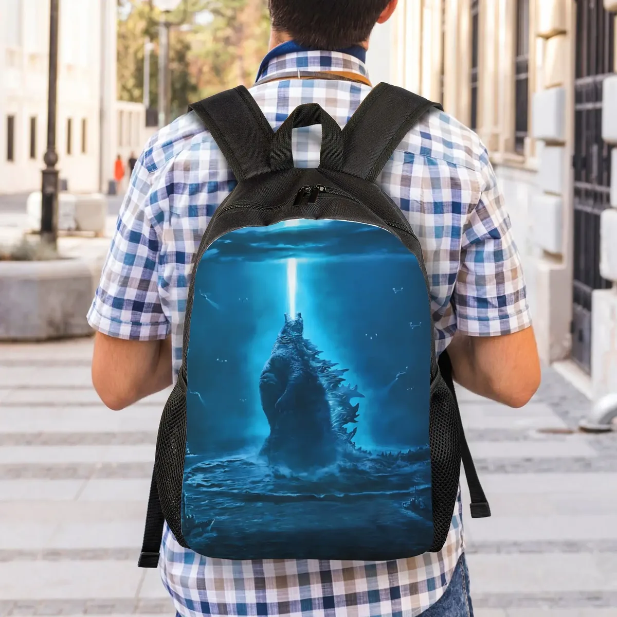 sac à dos godzilla pour hommes et femmes, 1 pièce, pour le nouvel an scolaire