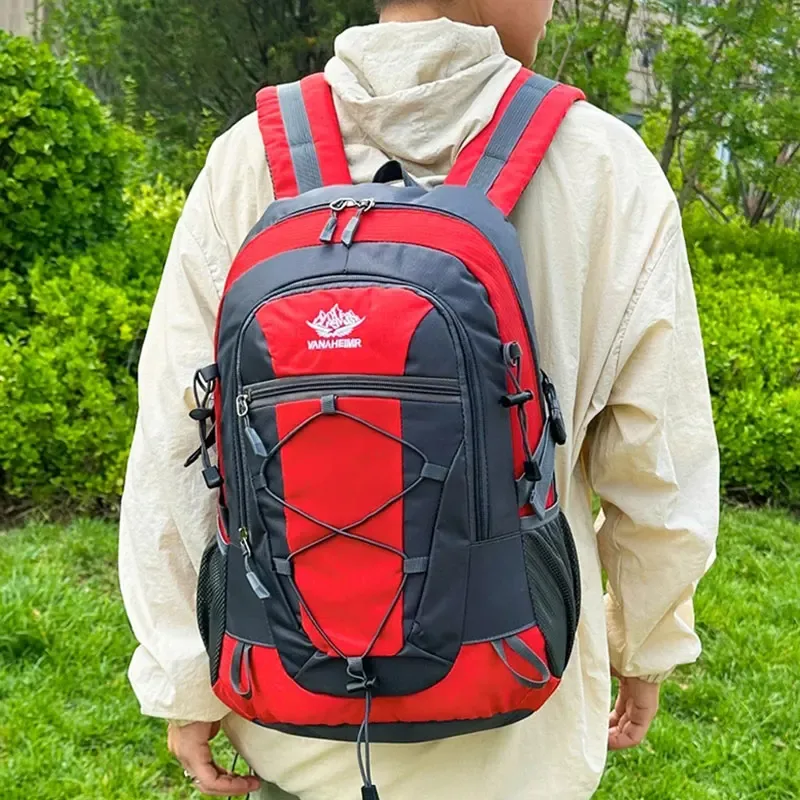 sac à dos de randonnée unisexe multifonctionnel pour hommes et femmes, sacs à dos imperméables pour l'alpinisme en plein air, sac de voyage léger pour le camping