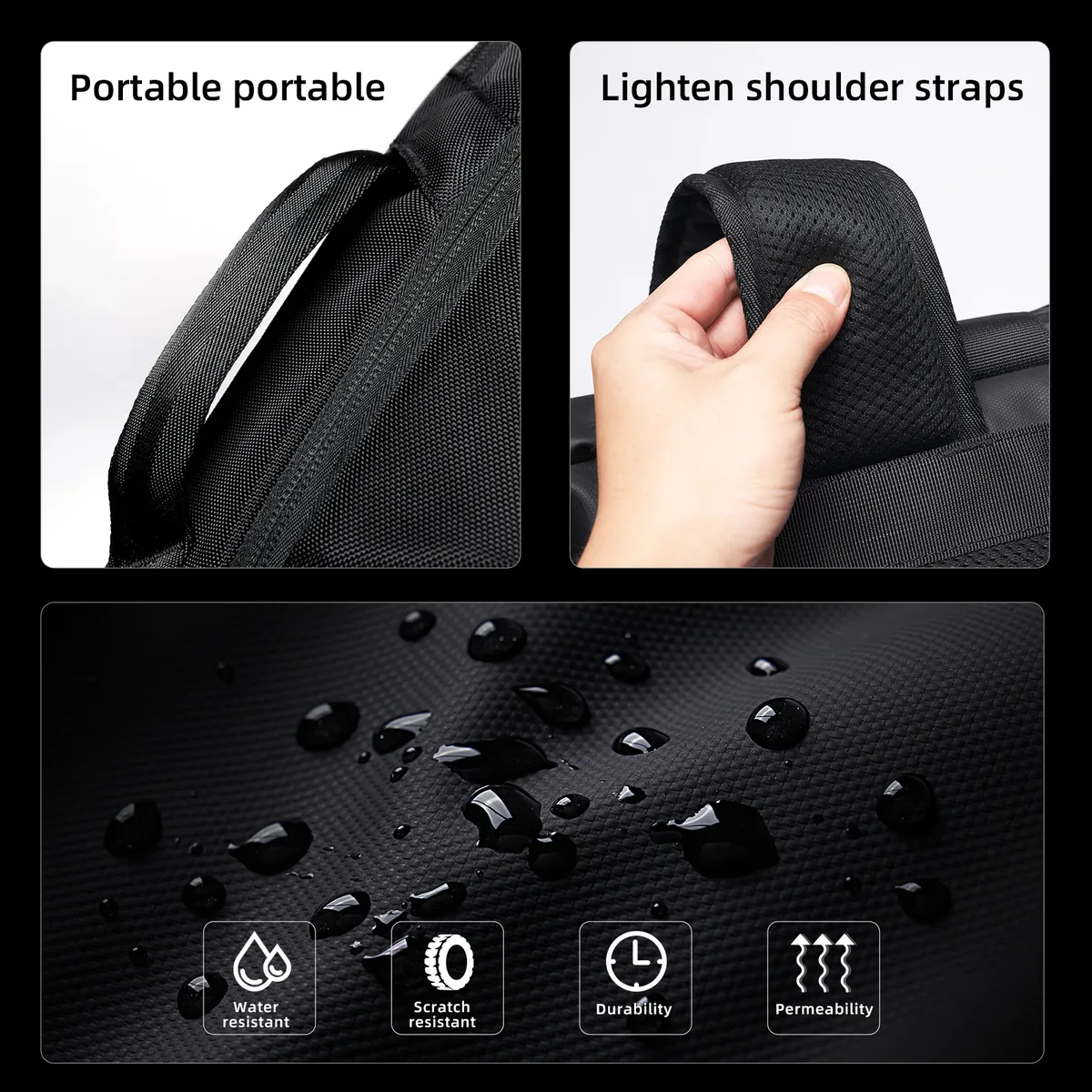 sac à dos pour ordinateur portable imperméable 2026, grande capacité 30l, approuvé par les compagnies aériennes, pour hommes, avec plusieurs compartiments