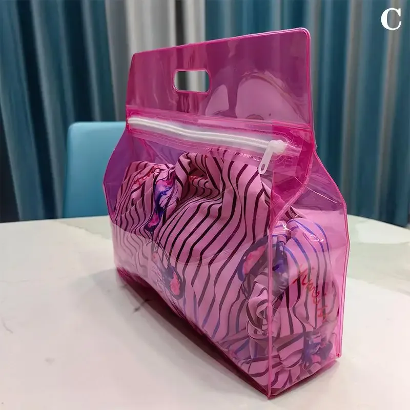 sac de rangement portable en eva imperméable avec fermeture éclair, séparation humide/sec pour la natation, la plage, les articles de toilette et le maquillage