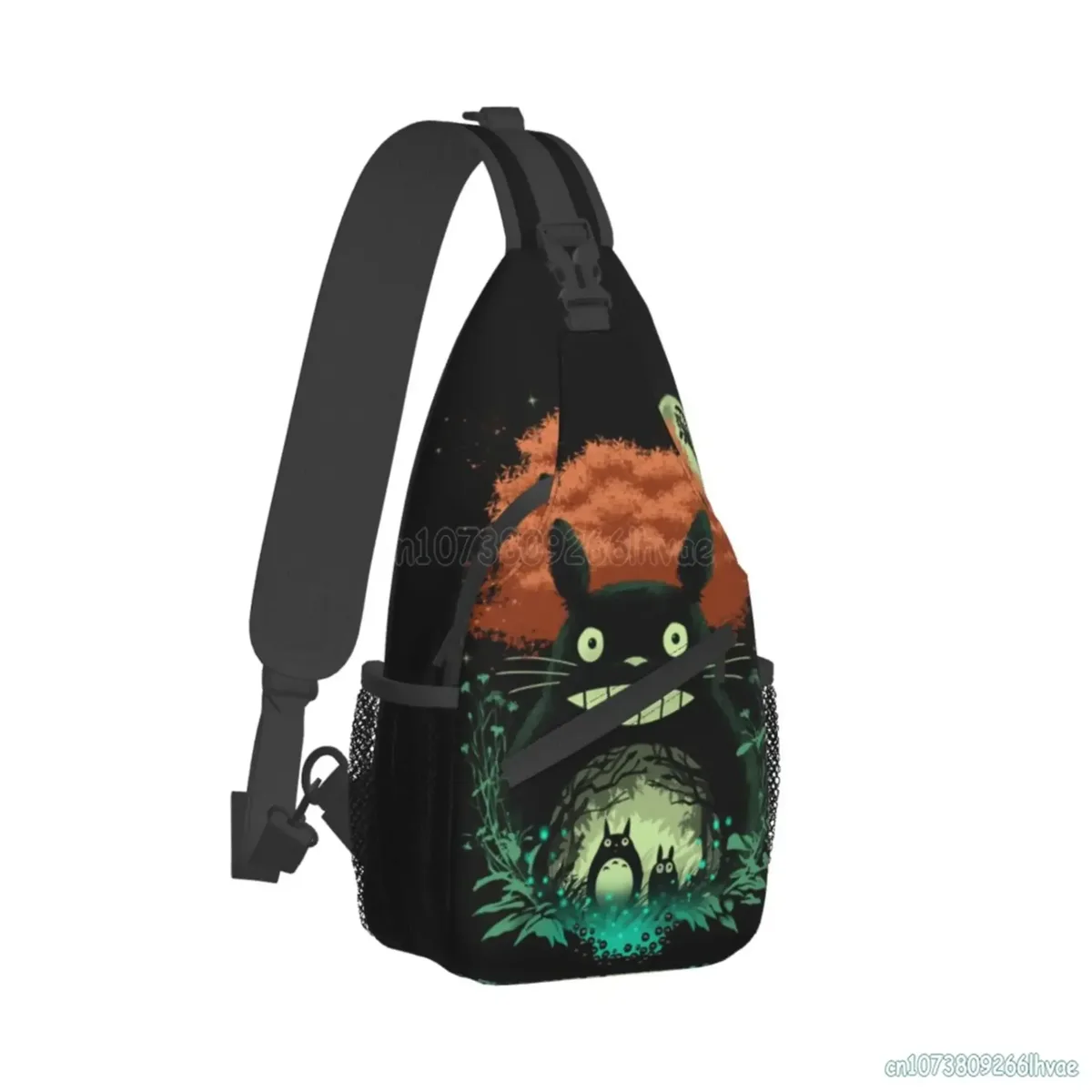 Personnalisé mignon dessin animé Anime sac à bandoulière unisexe poitrine sac à dos sac à bandoulière voyage randonnée Sport décontracté escalade coureurs sac à dos