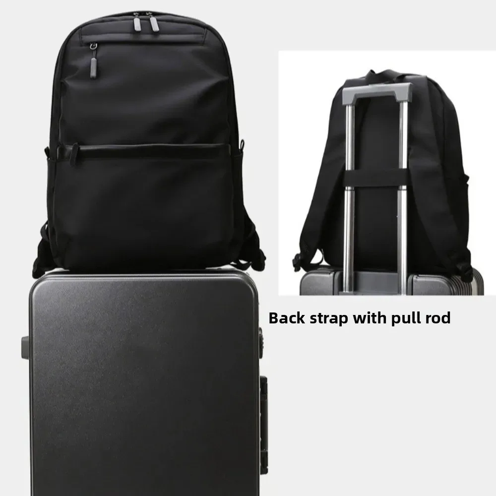 sac à dos décontracté de grande capacité pour hommes, sac d'école multi-poches en tissu oxford, sac d'école pour étudiants, sac pour ordinateur portable imperméable, streetwear pour garçons