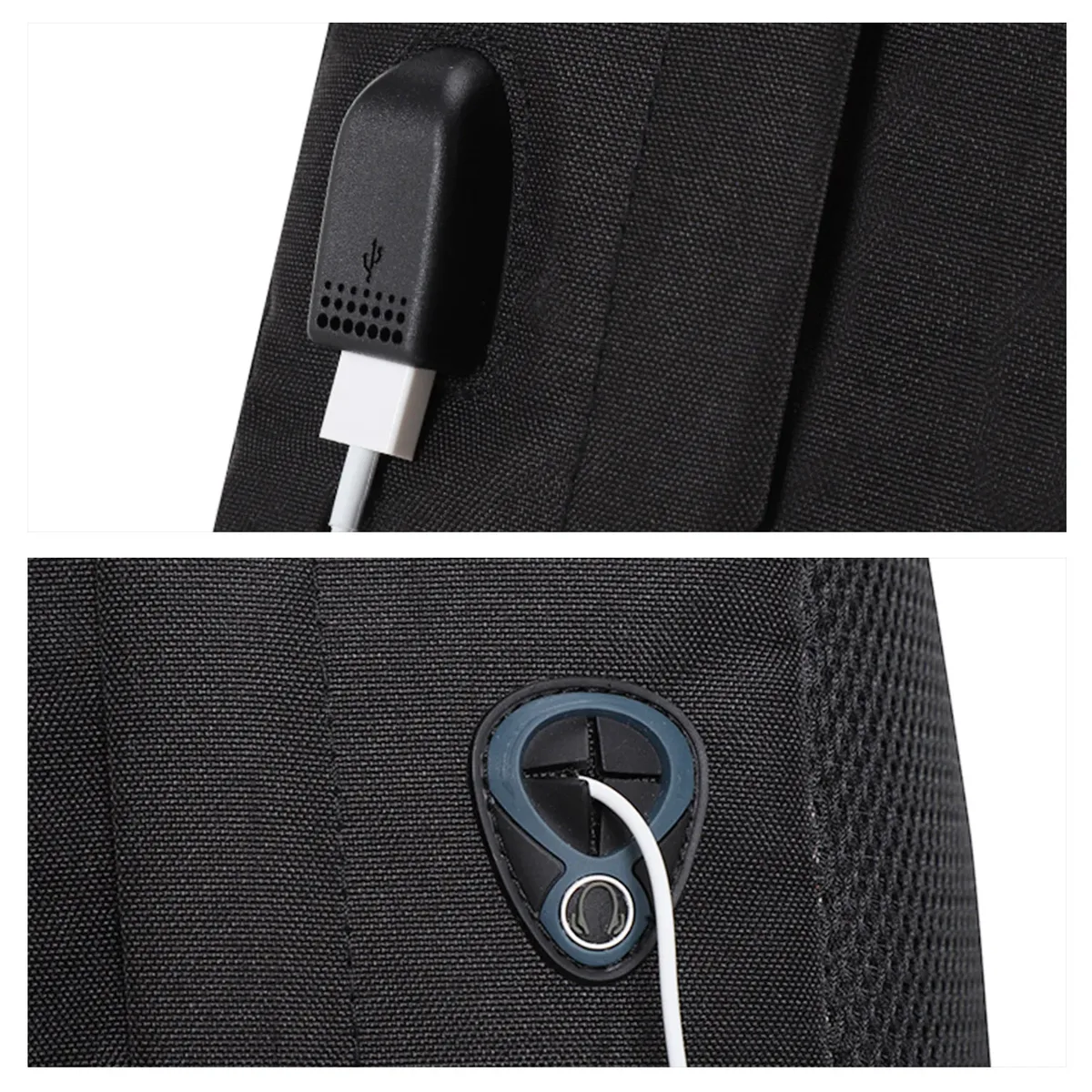 tinyat sac à dos de voyage multi-poches de 14 pouces pour hommes et femmes, sac d'école étanche avec compartiment pour ordinateur portable, sports de plein air