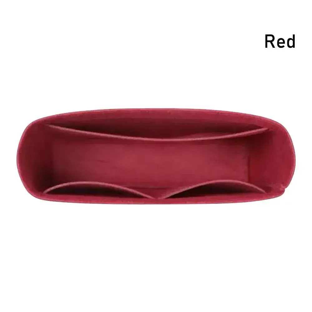 longchamp-mini sac de rangement en feutre portable, doublure multi-poches, accessoire de voyage, 4 couleurs, nouveau