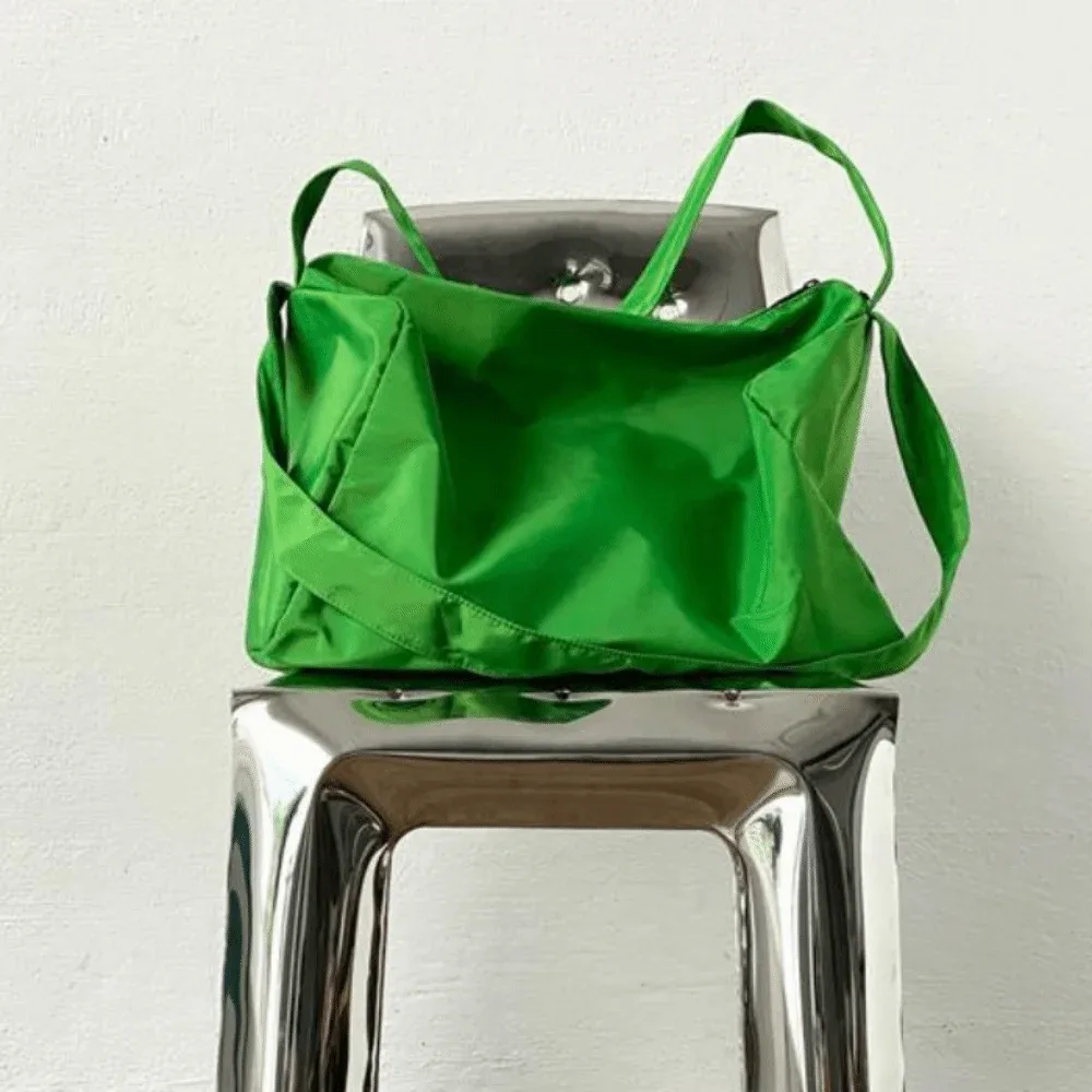 sac d'entraînement de yoga en nylon, grande capacité, couleur unie, sacs de sport, fitness, multifonctionnel, étanche, fourre-tout de voyage, affaires