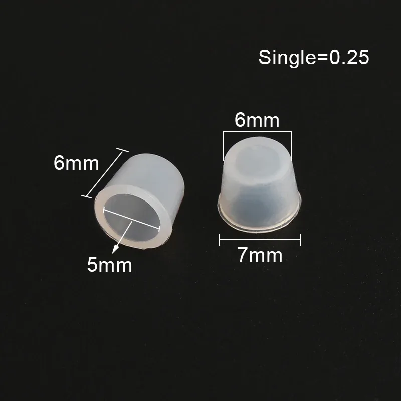 20 pièces/50pcs sac bas pied clou serrure siège housse de protection anti-dérapant résistant à l'usure portefeuille sac à main bas couverture en silicone
