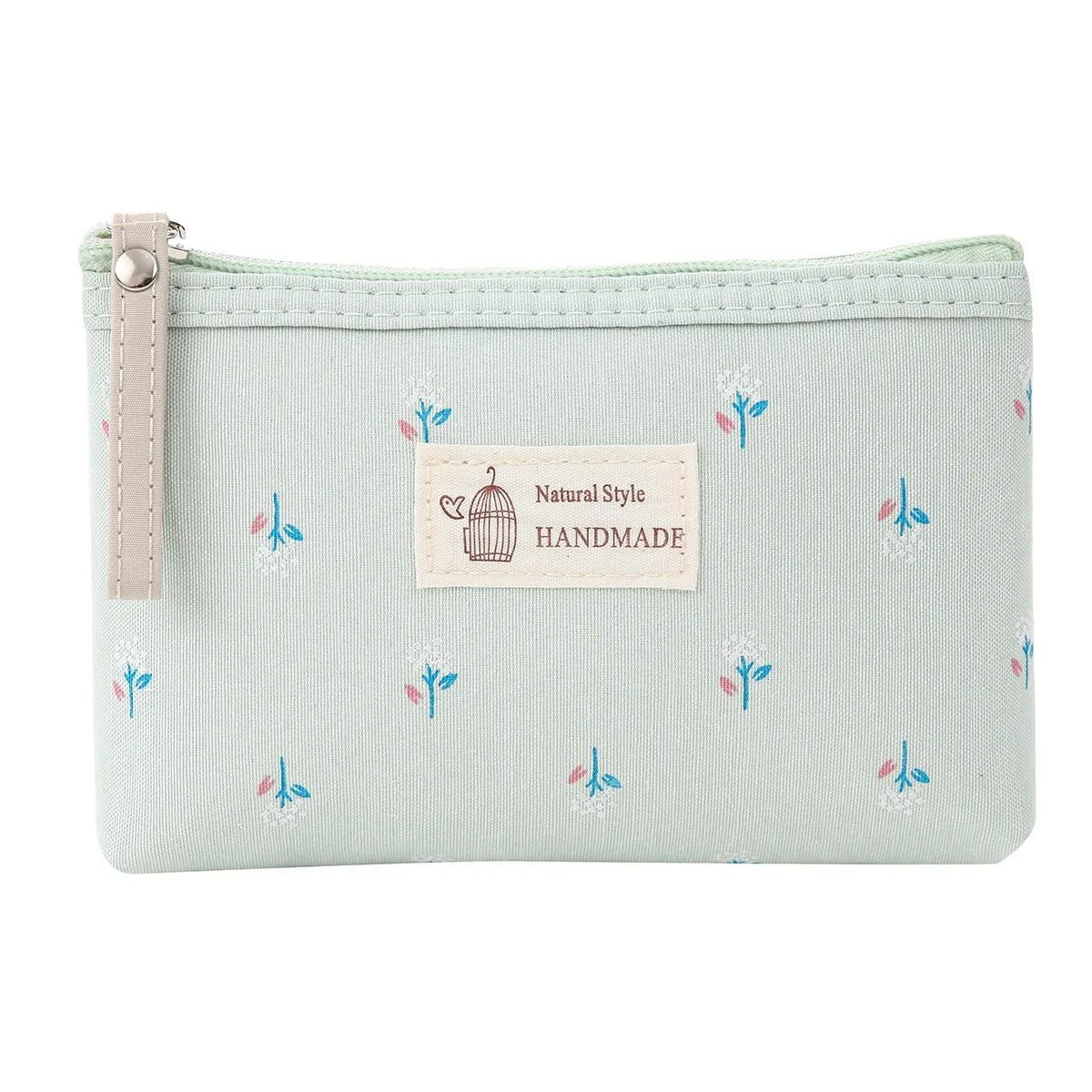 trousse de maquillage imprimée sur toile pour femmes, étanche, portable, style instagram, trousse à crayons pour étudiants, sac de rangement de voyage pour articles de toilette