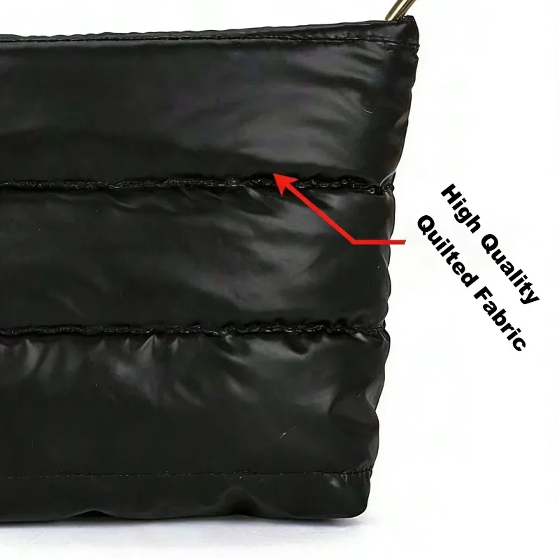 trousse de maquillage noire de grande capacité, sac à cosmétiques multifonctionnel portable, sac de rangement de toilette étanche, sac de voyage