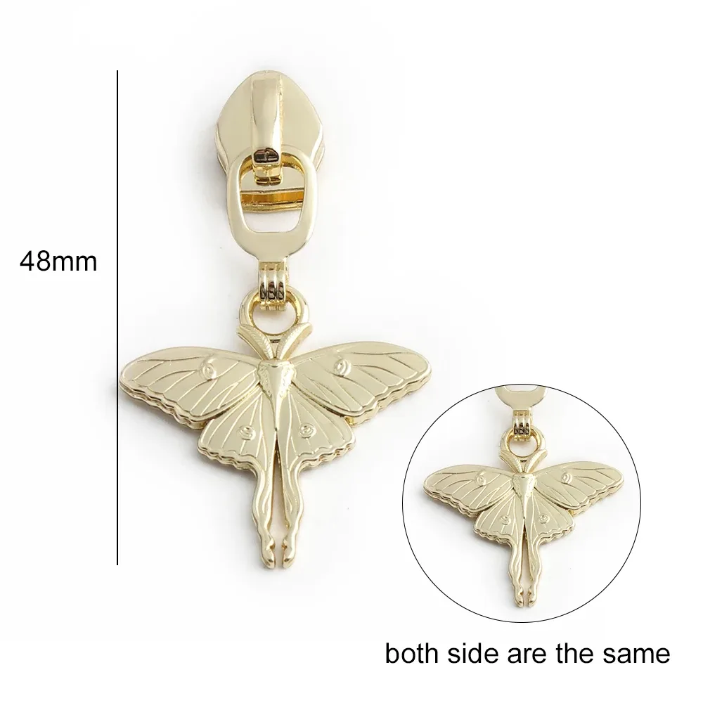 5/10/20 pièces en forme d'abeille 5 #   têtes de fermeture éclair pour fermetures éclair en nylon, tirettes de fermeture éclair pour sacs, vêtements, bagages, kit de réparation, accessoires de couture diy
